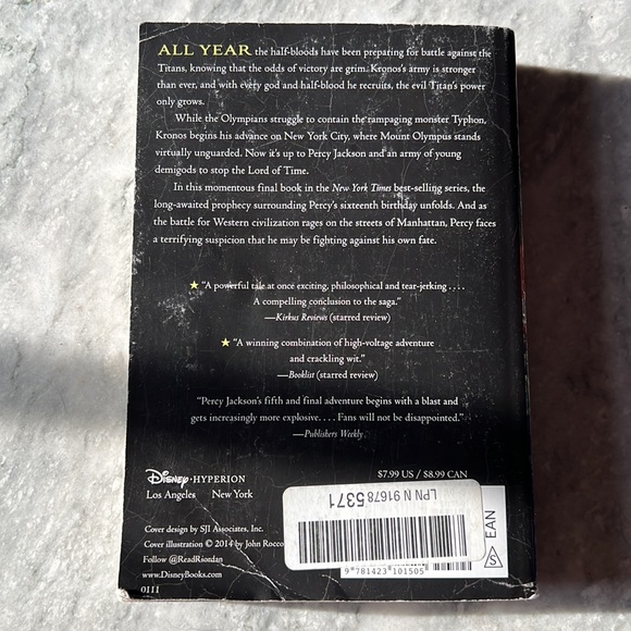 Rick Riordan - Percy Jackson and the Olympians / The Last Olympian - Picture 2 of 3